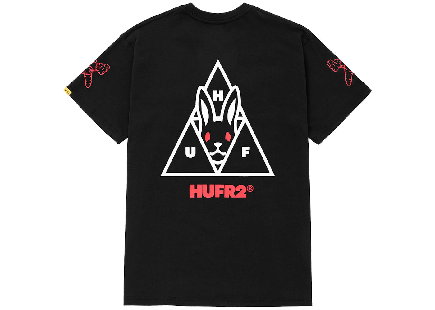 HUF x FR2 T-Shirt Black