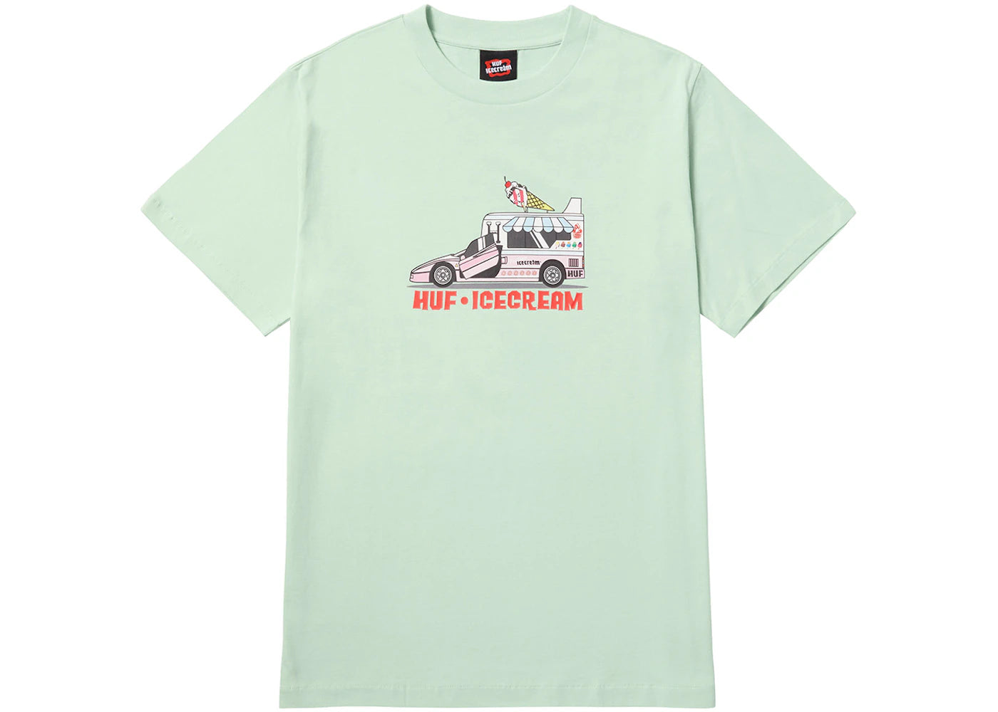 HUF x Ice Cream Fast Serve Tee Mint