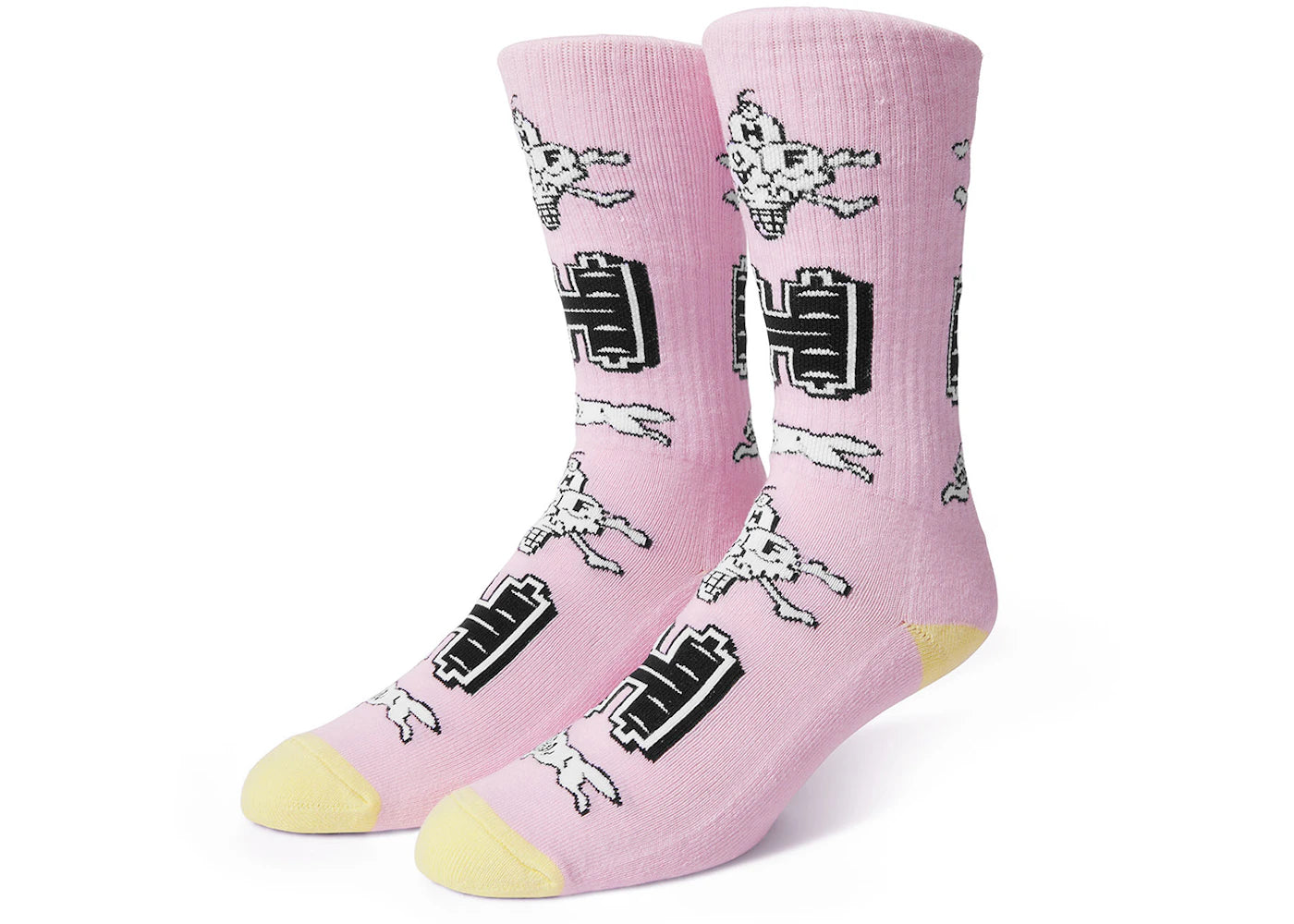 HUF x Ice Cream Neopolitan Crew Socks Strawberry