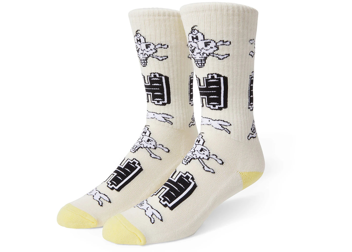 HUF x Ice Cream Neopolitan Crew Socks Vanilla
