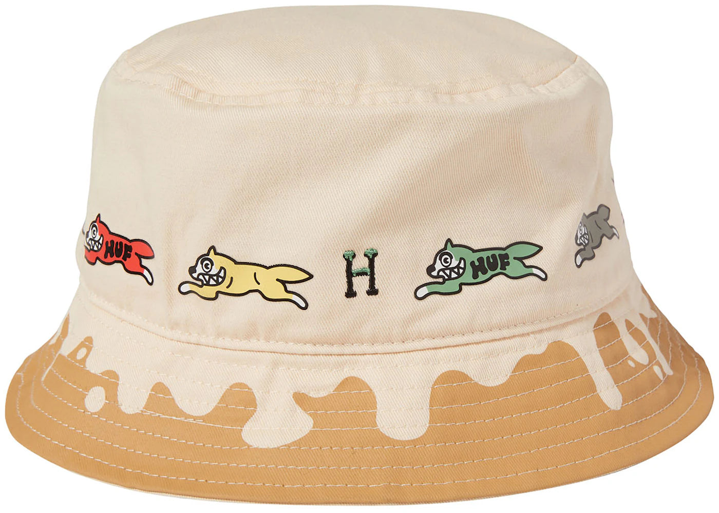 HUF x Ice Cream Running Dog Bucket Hat Natural