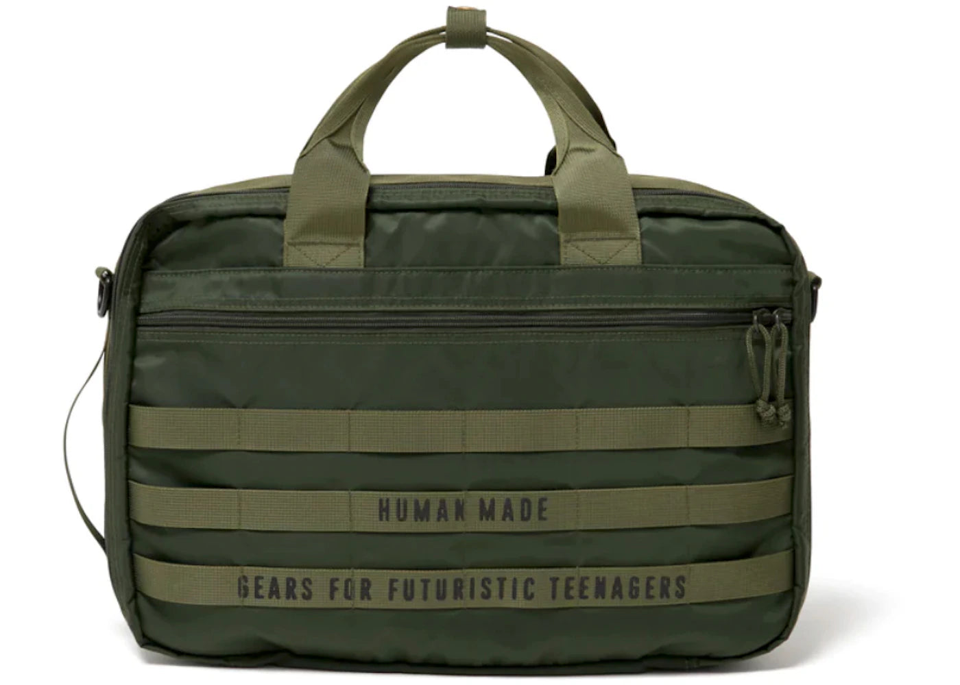 Human Made 3-Way Military Bag Olive Drab