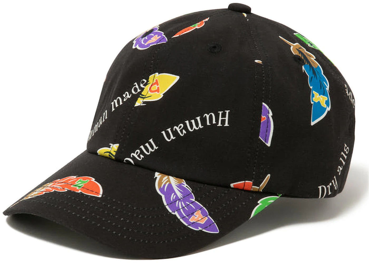 Human Made 6 Panel Cap Black