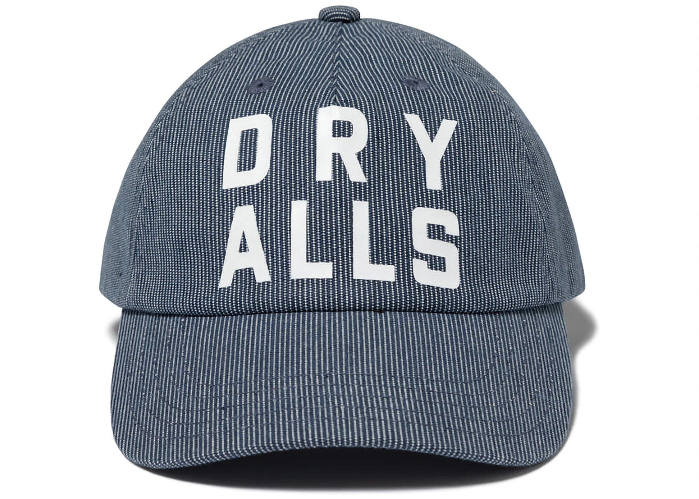 Human Made 6 Panel Striped Denim Cap Indigo