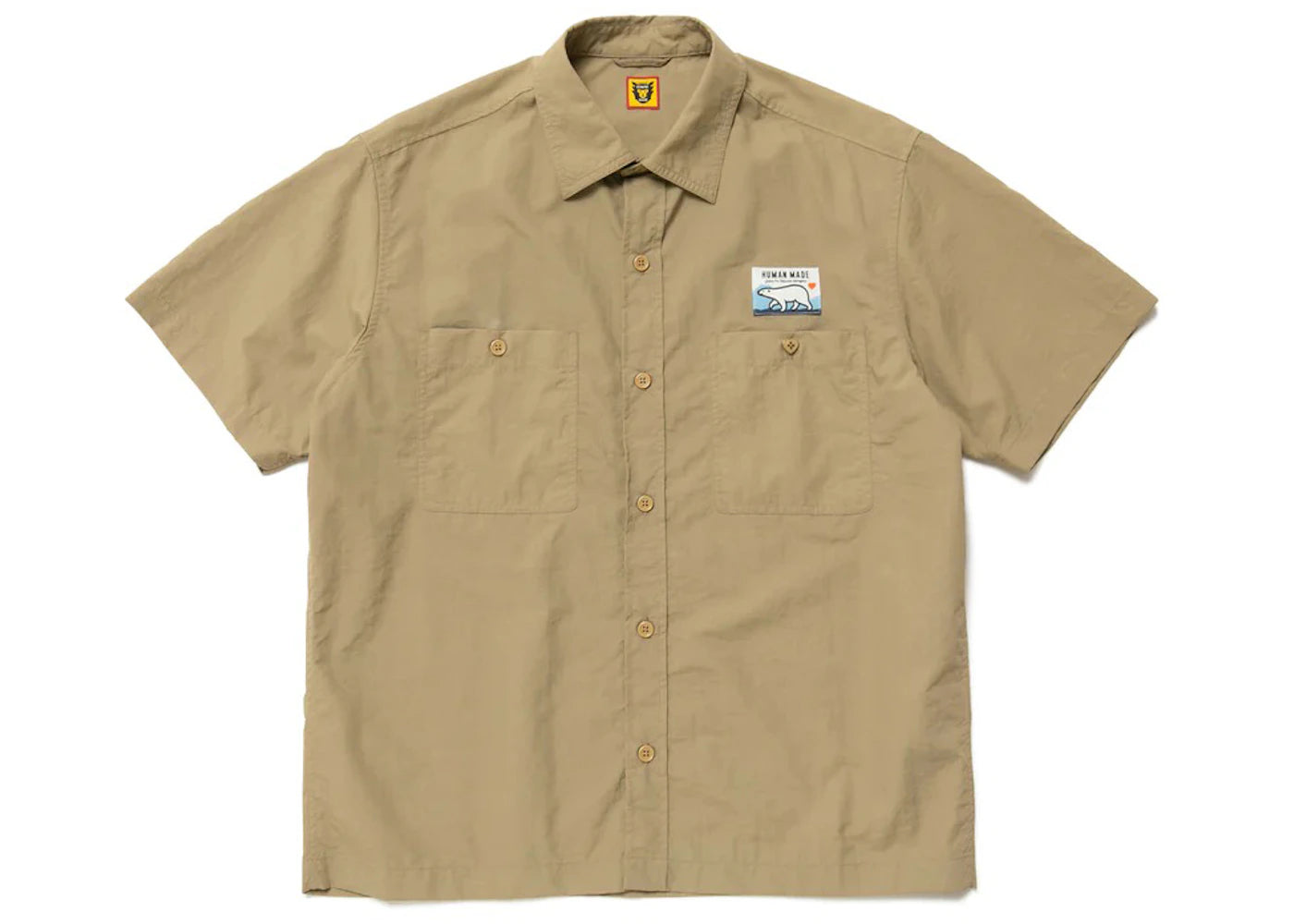 Human Made Camping S/S Shirt Beige