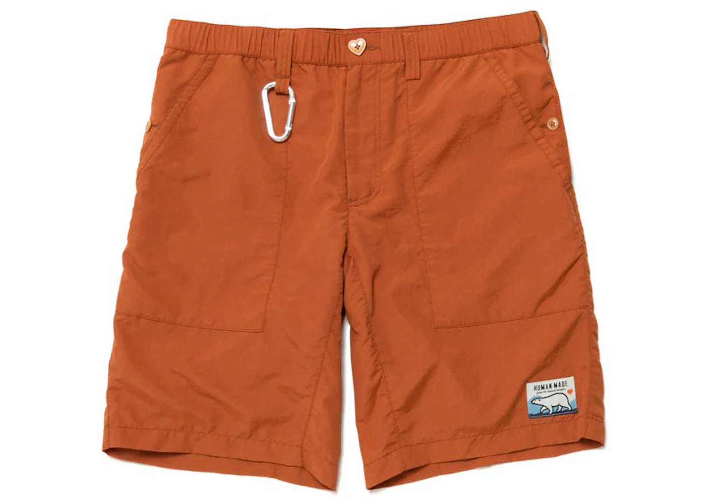 Human Made Camping Shorts Orange