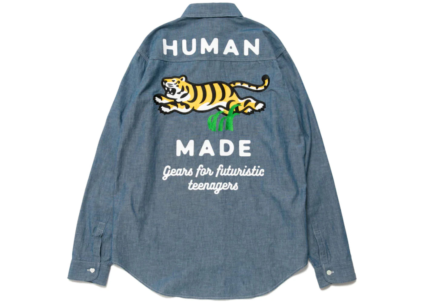 Human Made Chambray Shirt Blue