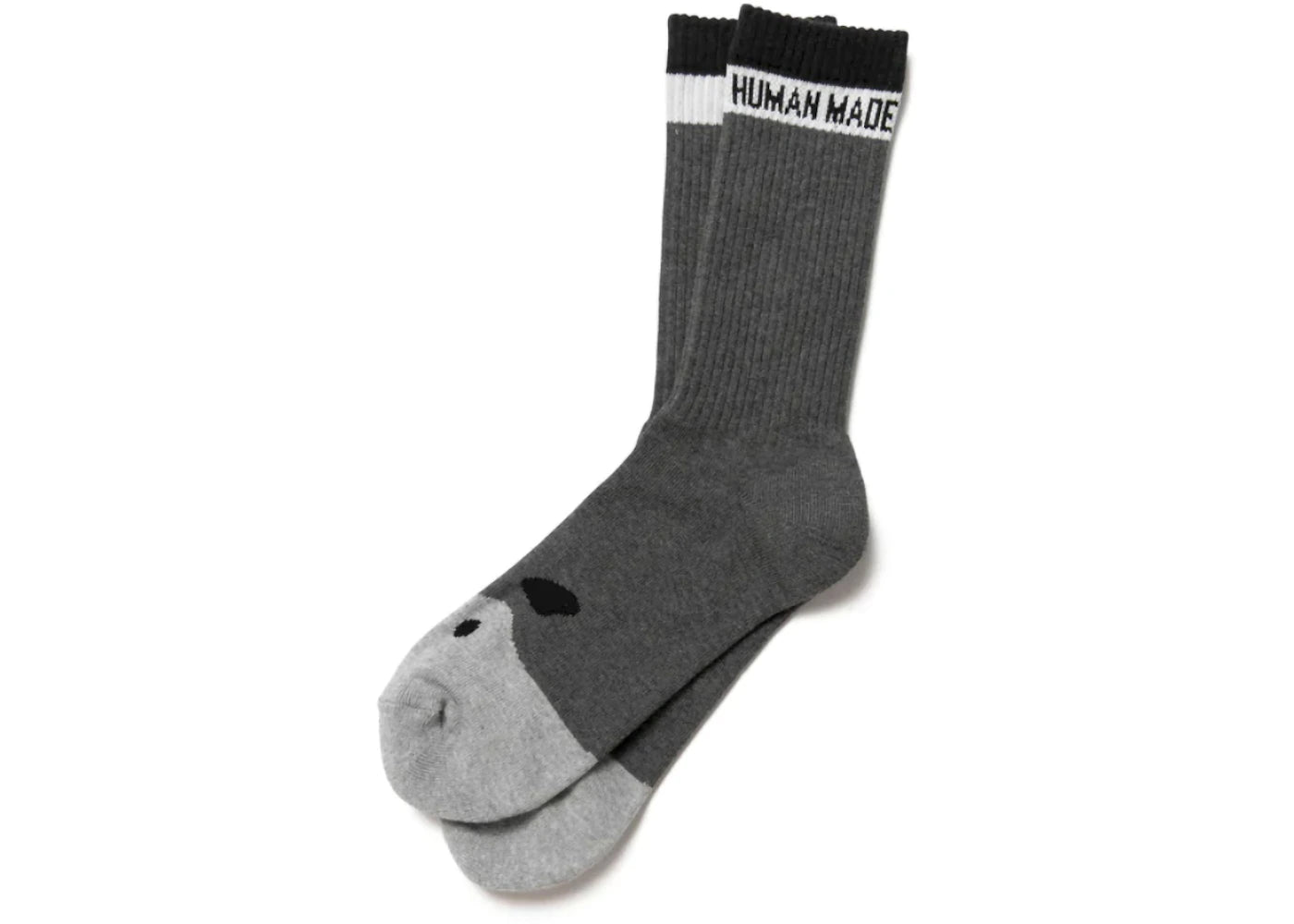 Human Made Duck Pile Socks Charcoal