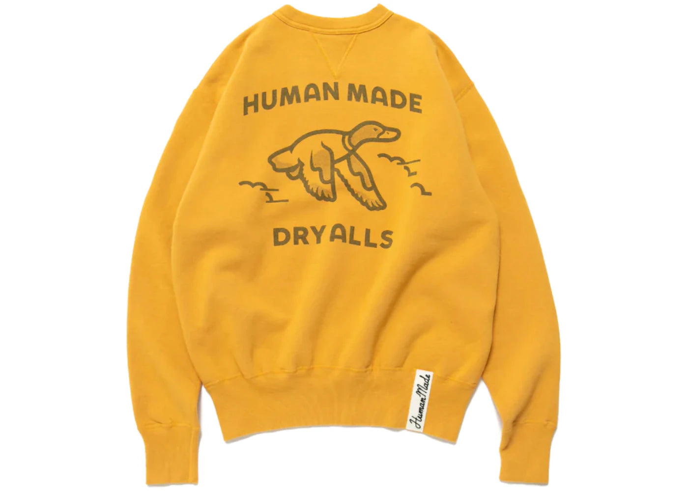 Human Made Duck Tsuriami Sweatshirt Yellow