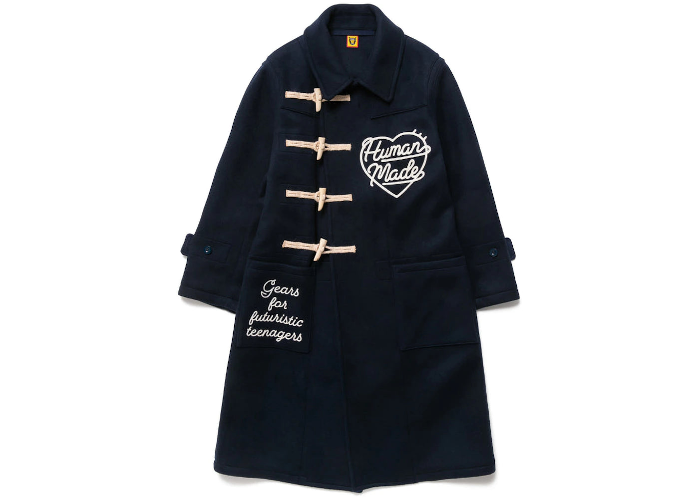 Human Made Duffle Coat Navy