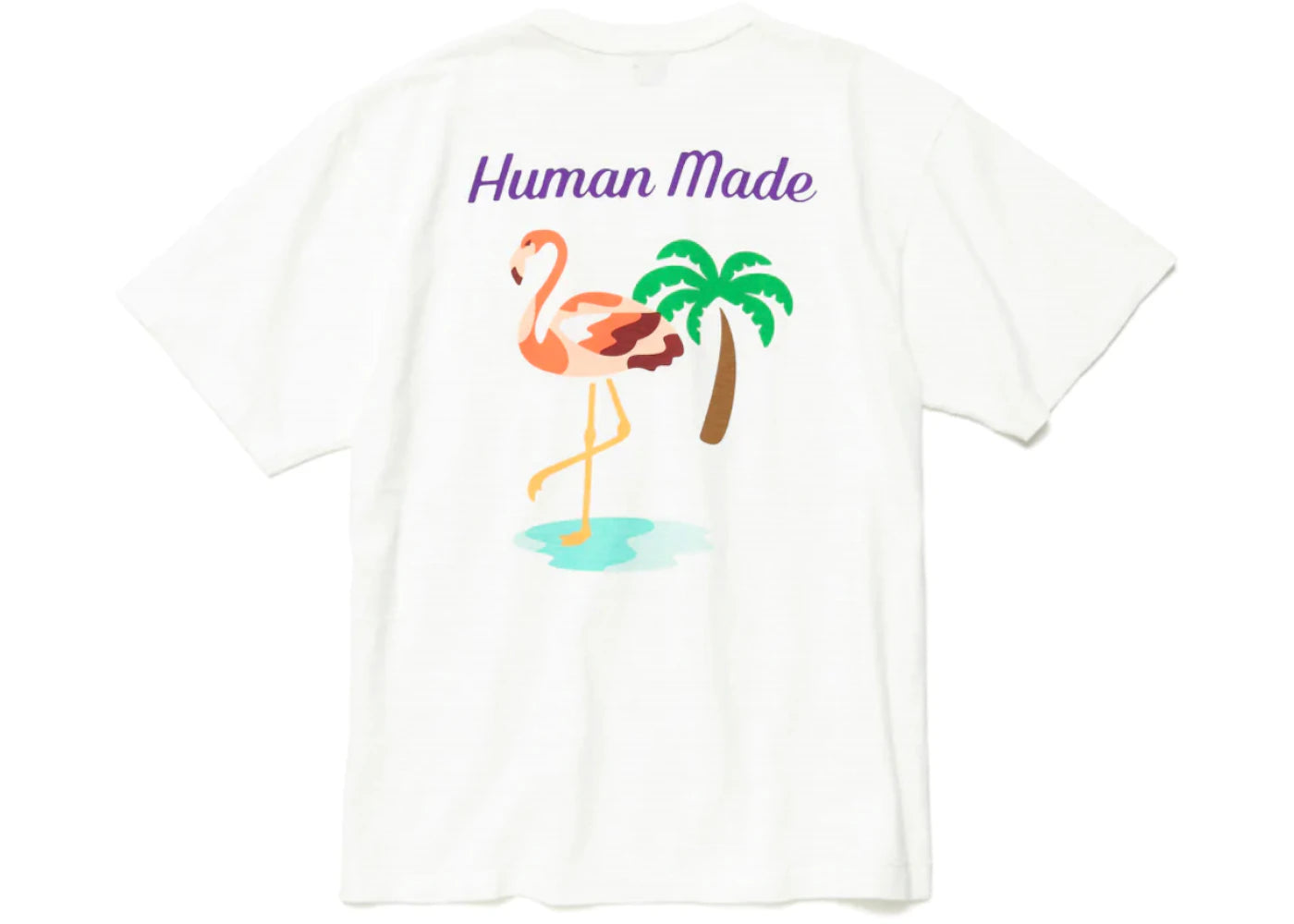 Human Made Flamingo Pocket T-Shirt White