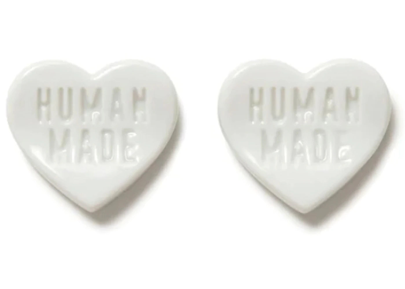 Human Made Heart Chopstick Rest (Set of 2) White