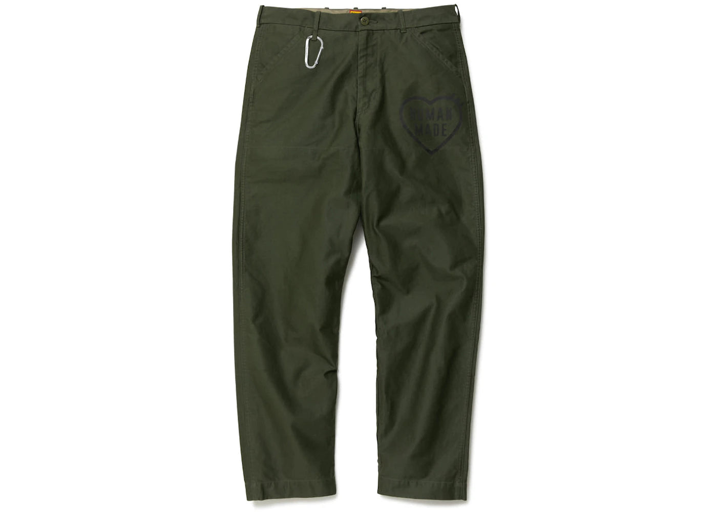 Human Made Heart Logo Chino Pants Olive Drab