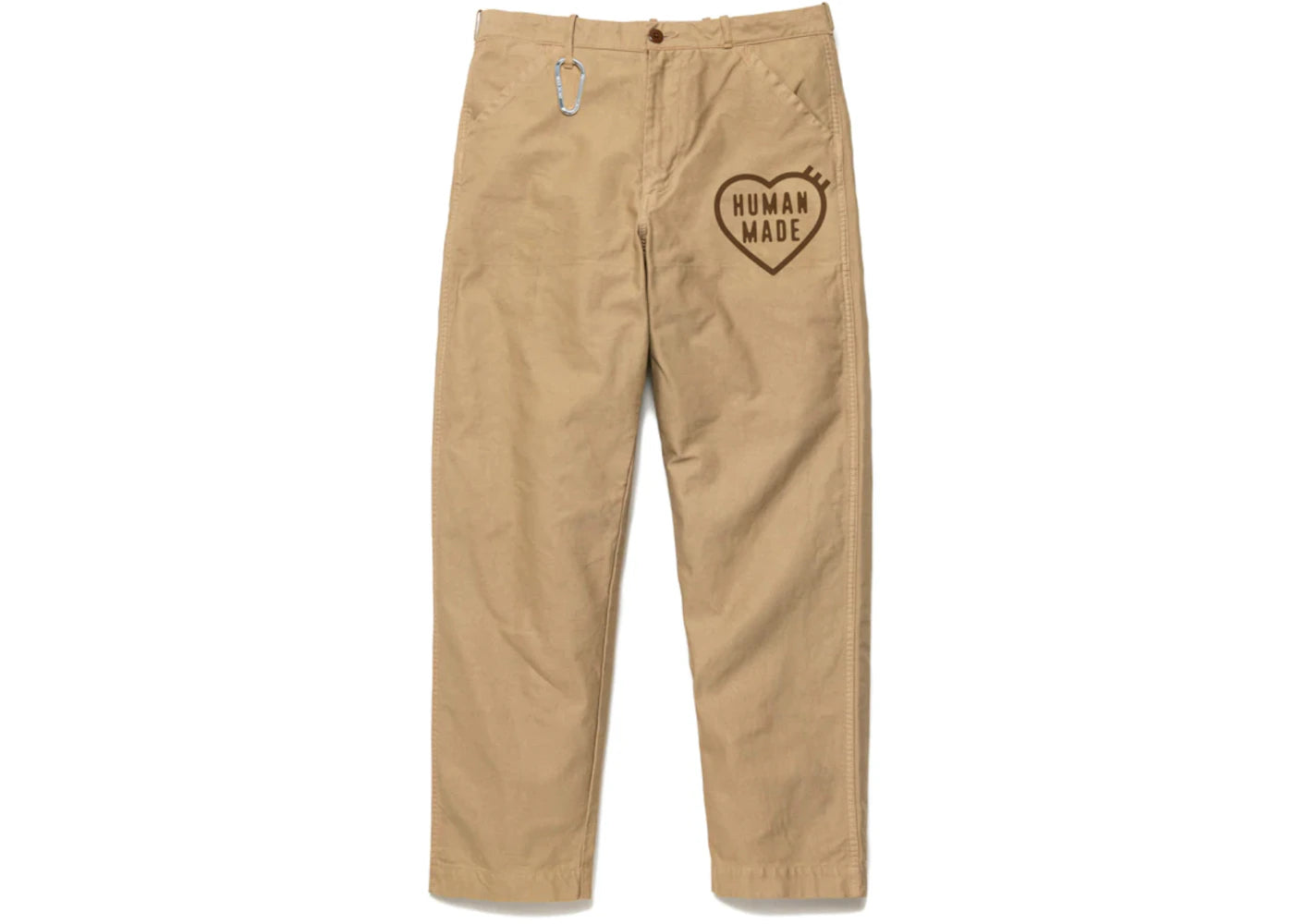 Human Made Heart Print Chino Pants Beige