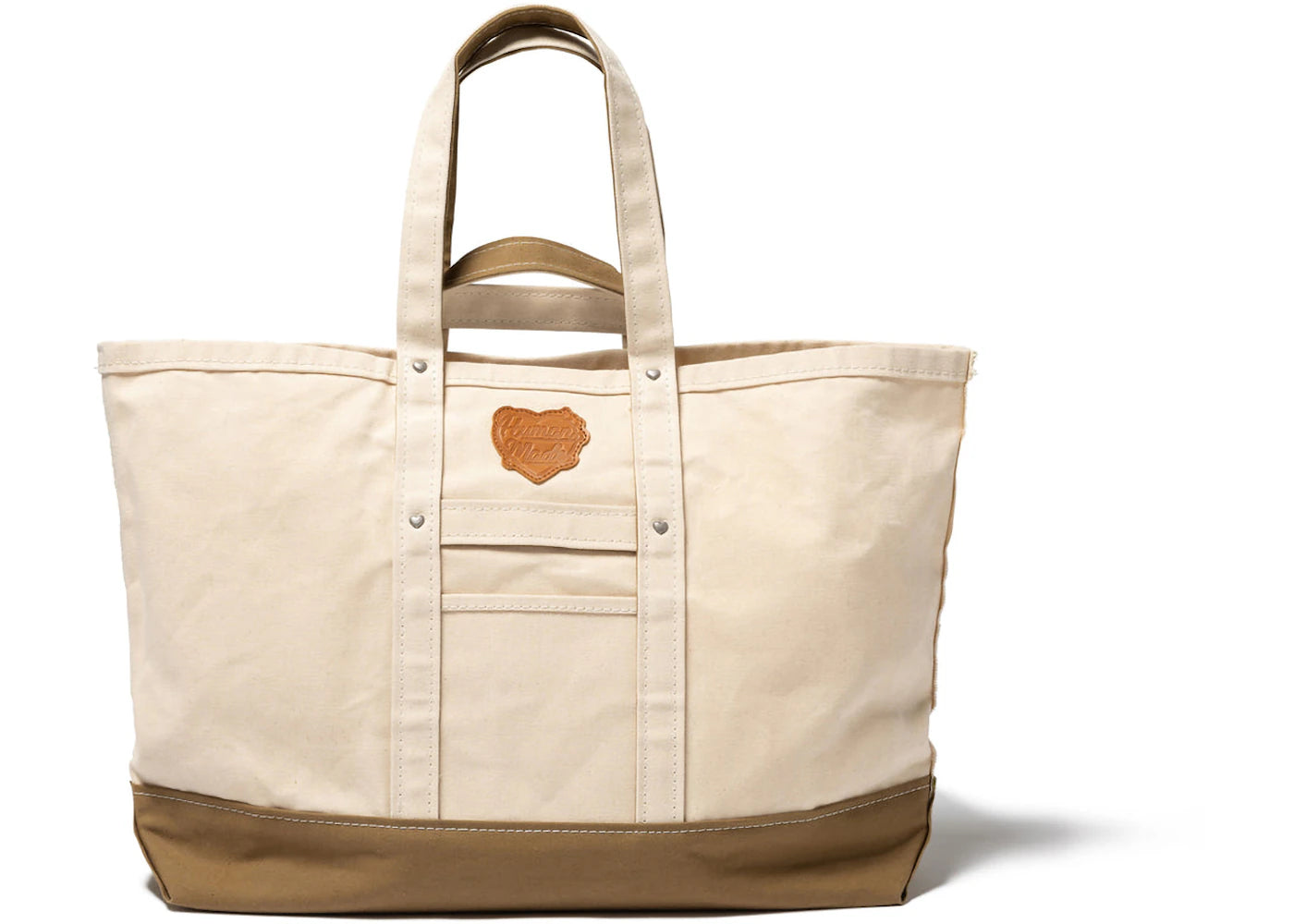 Human Made Heavy Canvas Large Tote Bag Beige