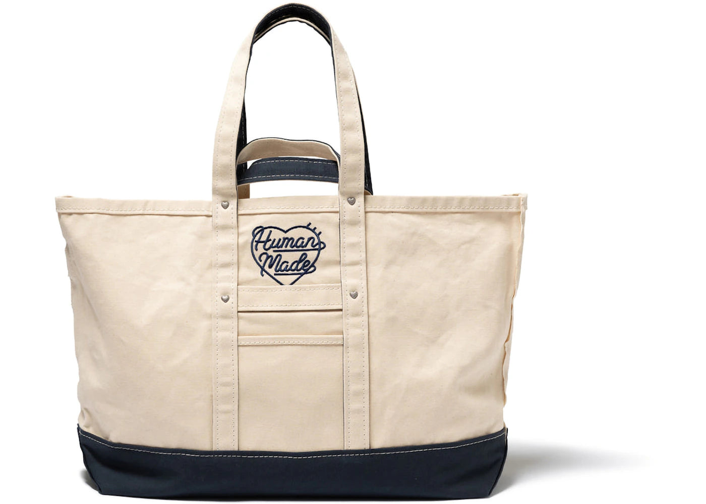 Human Made Heavy Canvas Large Tote Bag Navy