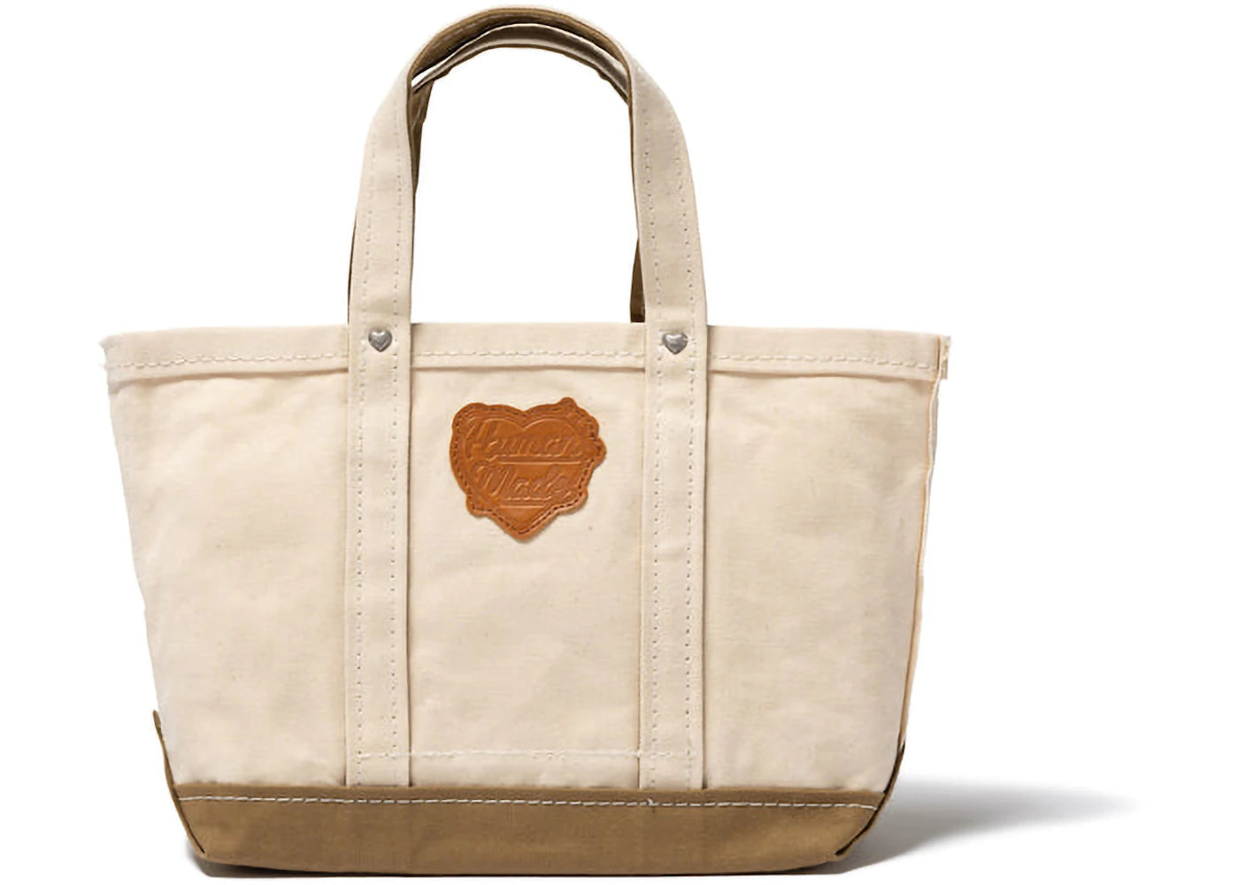 Human Made Heavy Canvas Small Tote Bag Beige