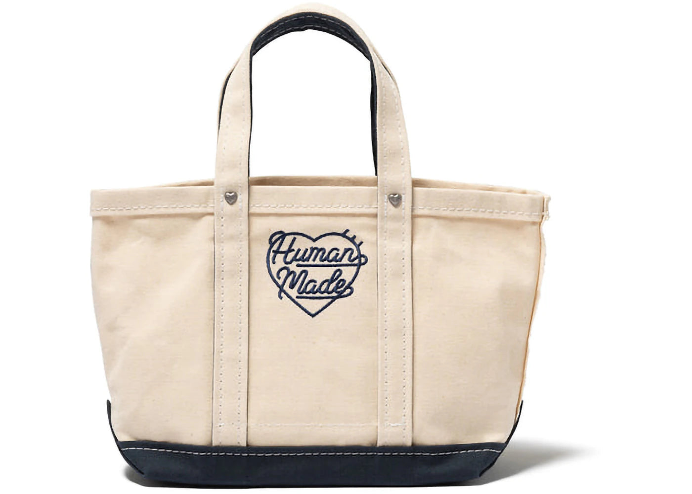 Human Made Heavy Canvas Small Tote Bag Navy