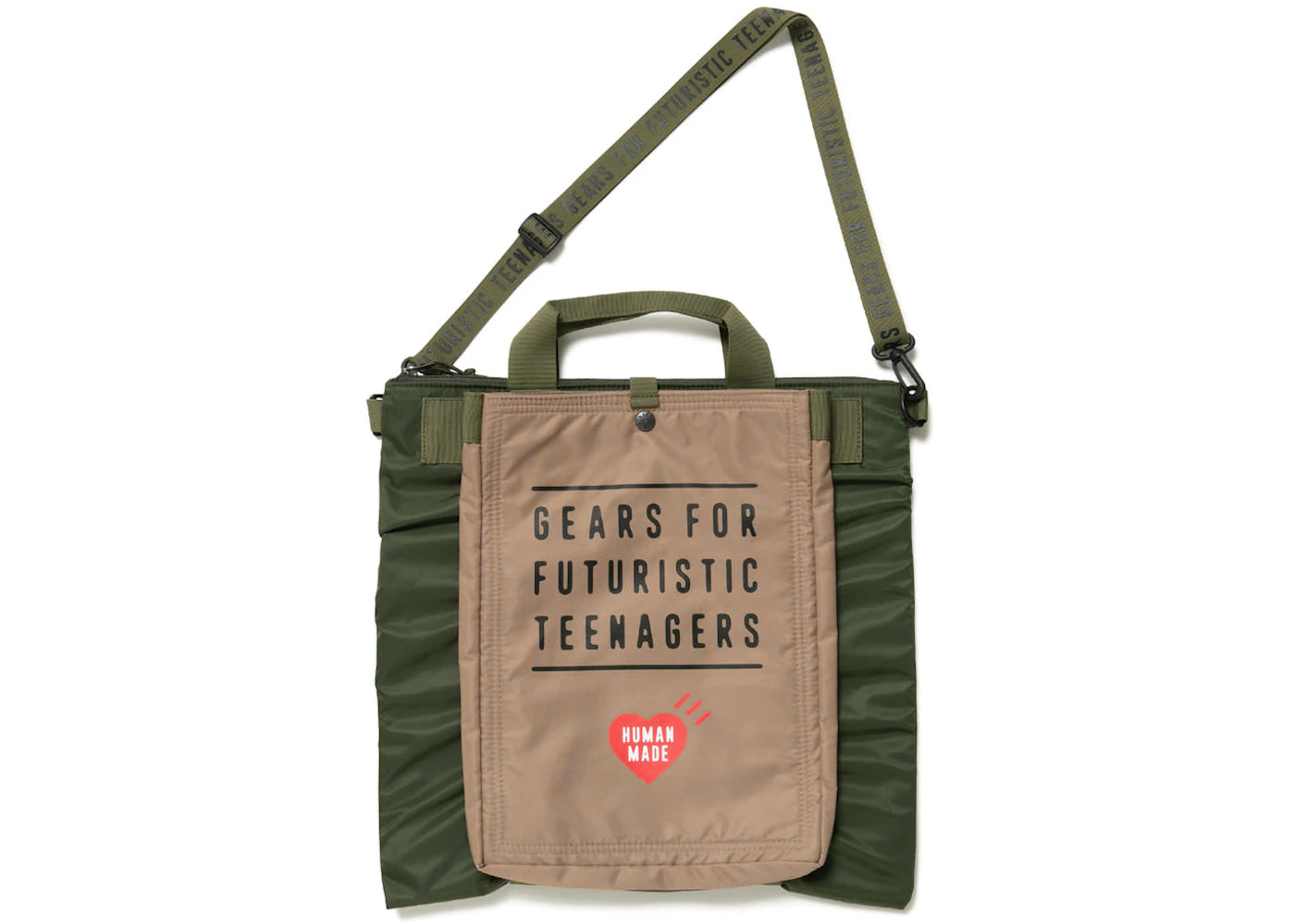 Human Made Helmet Bag Olive Drab Khaki