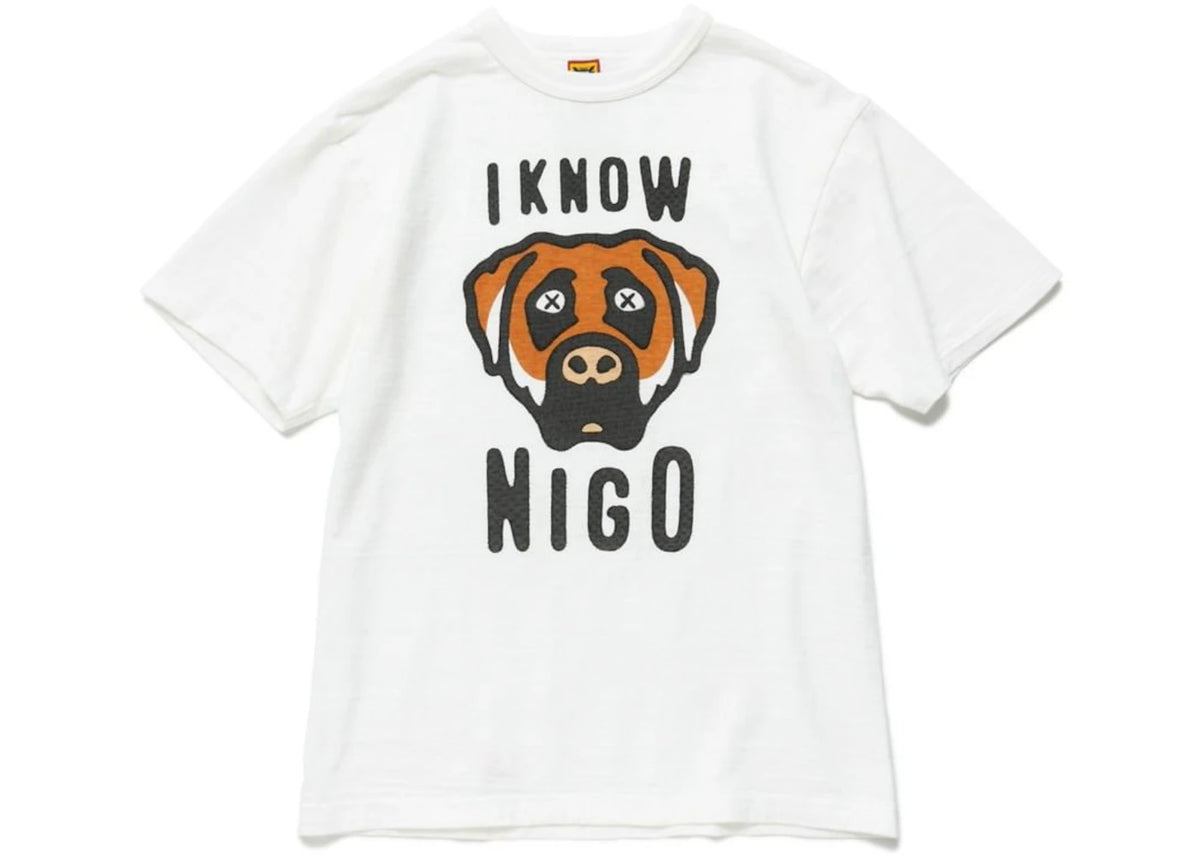 Human Made I Know Nigo KAWS T-Shirt White