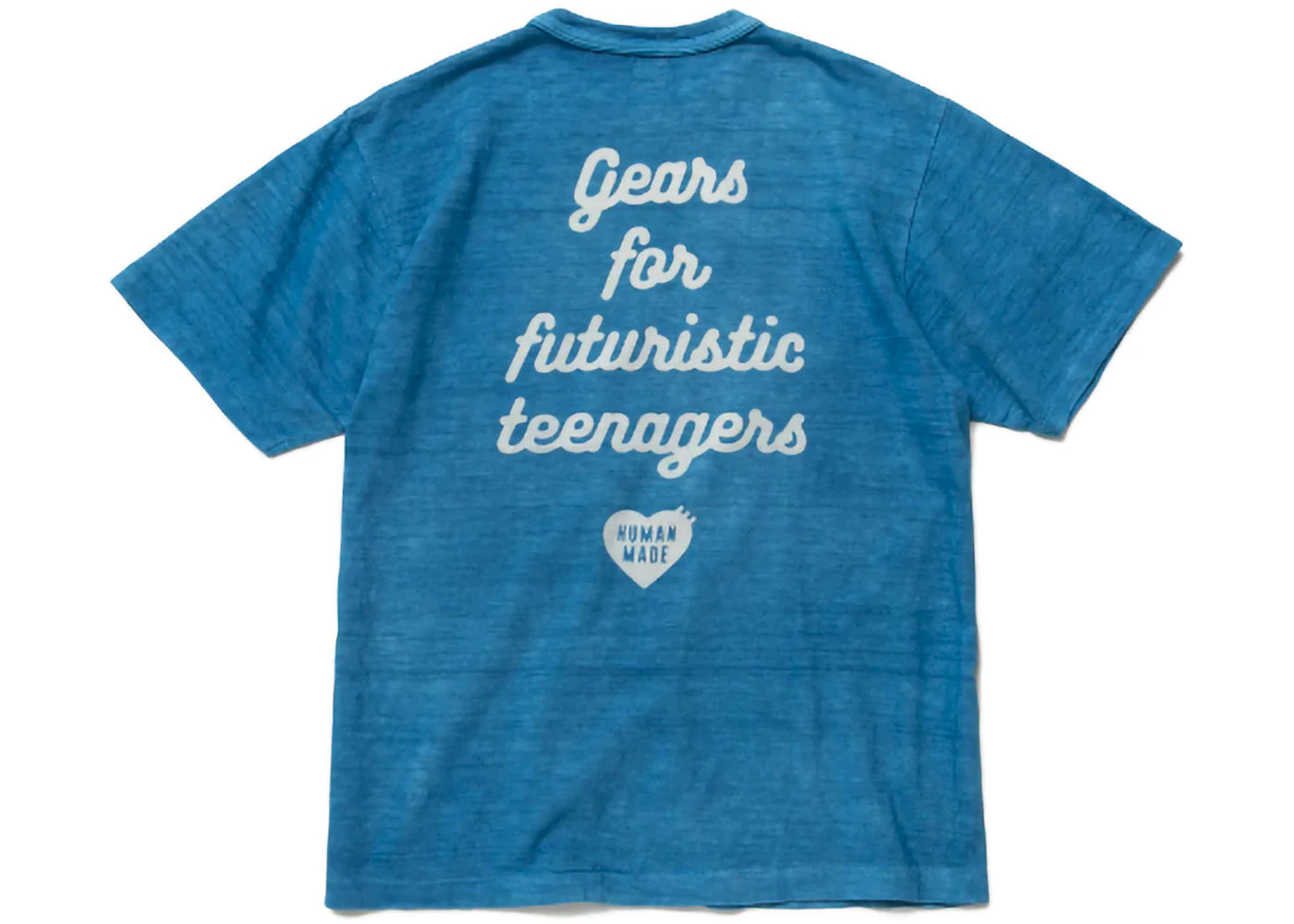 Human Made Indigo Heart Badge T-Shirt Indigo Blue