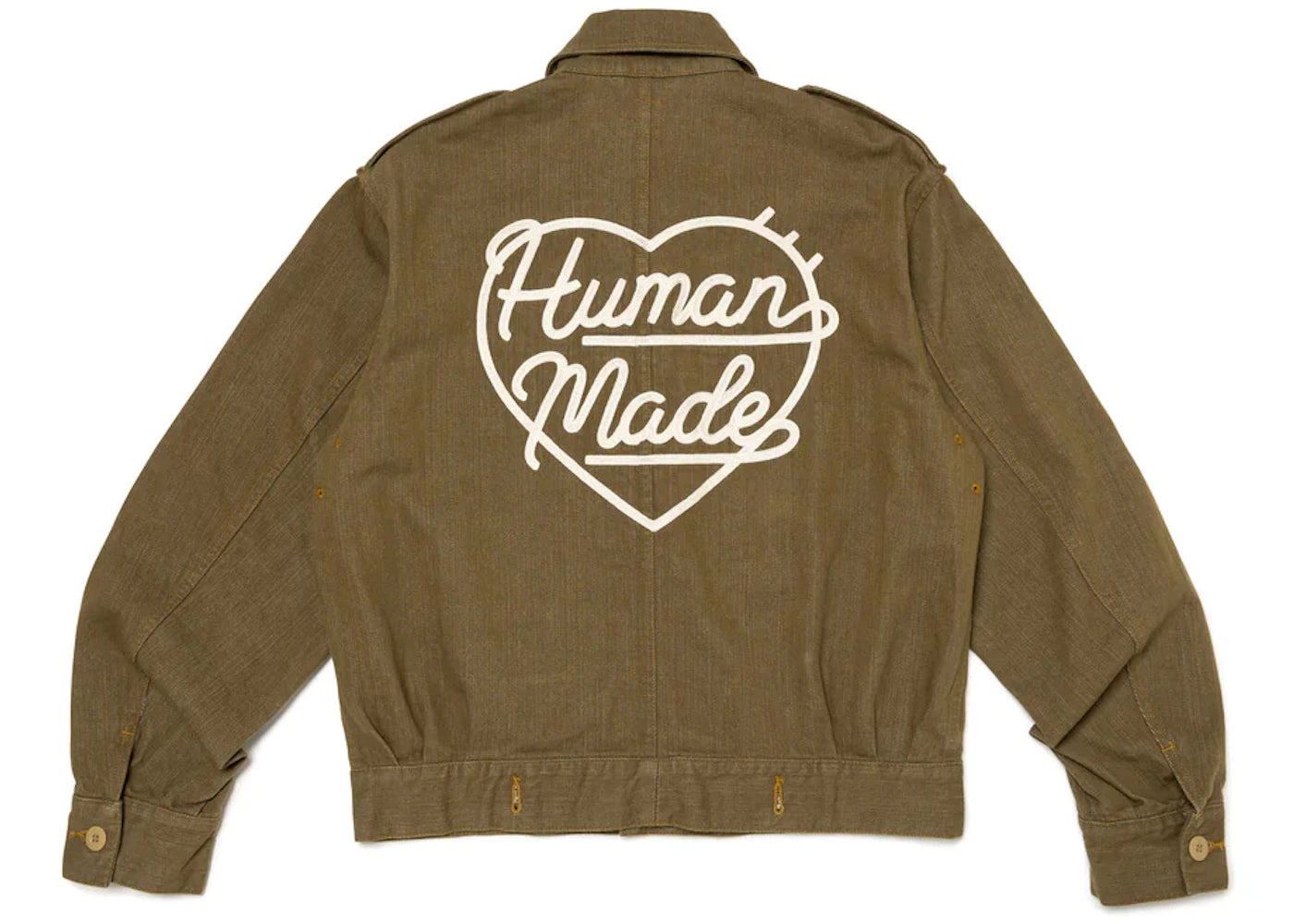 Human Made Military Denim Jacket Olivedrab