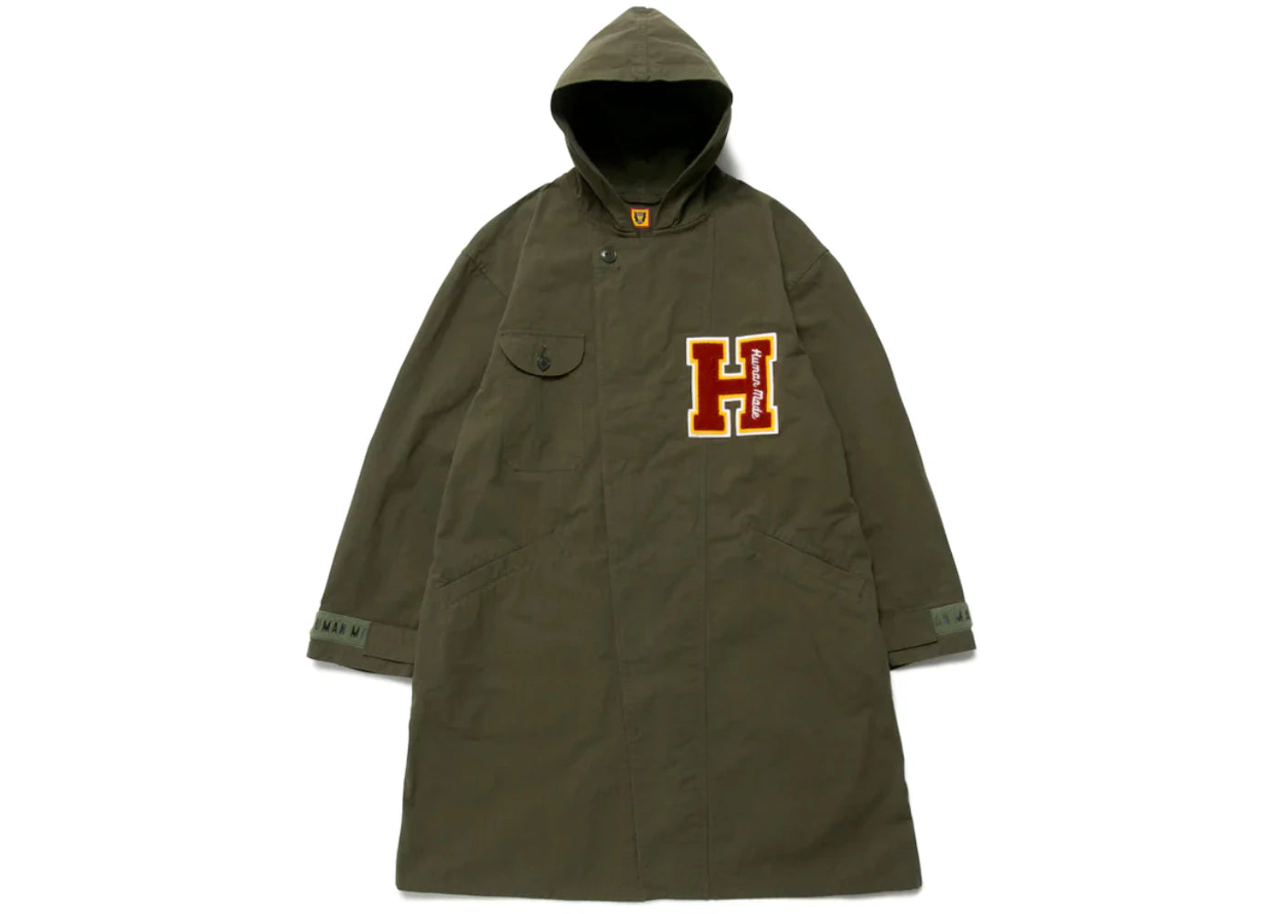 Human Made Military Hooded Coat Olive Drab