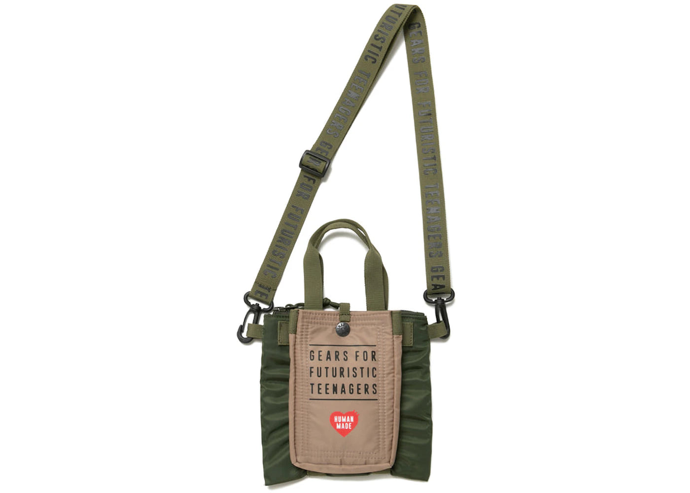 Human Made Mini Helmet Bag Olive Drab Khaki