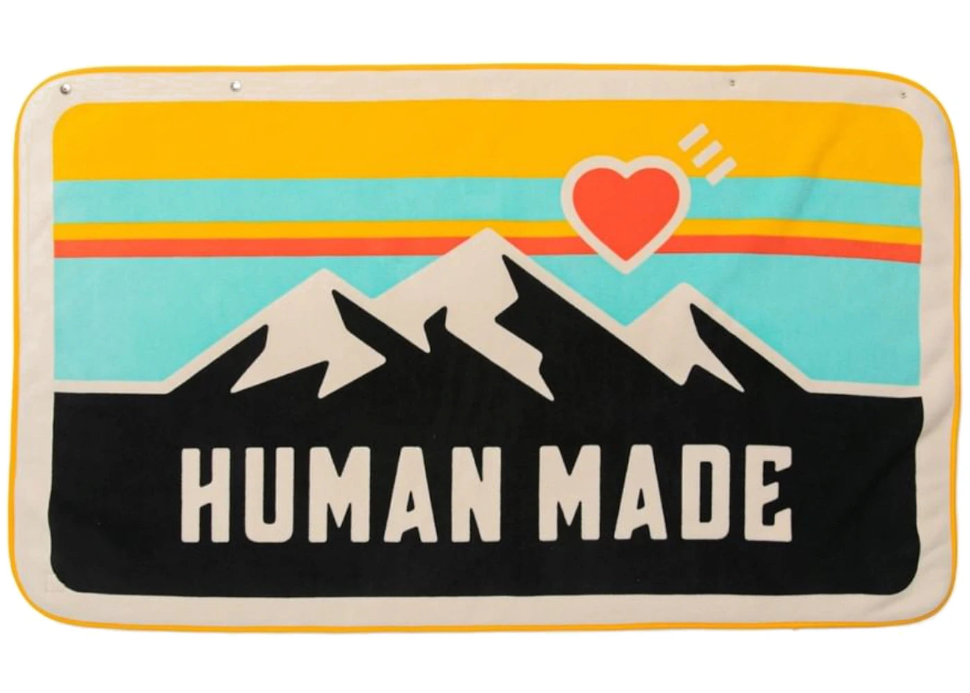 Human Made Outdoor Fleece Blanket Yellow