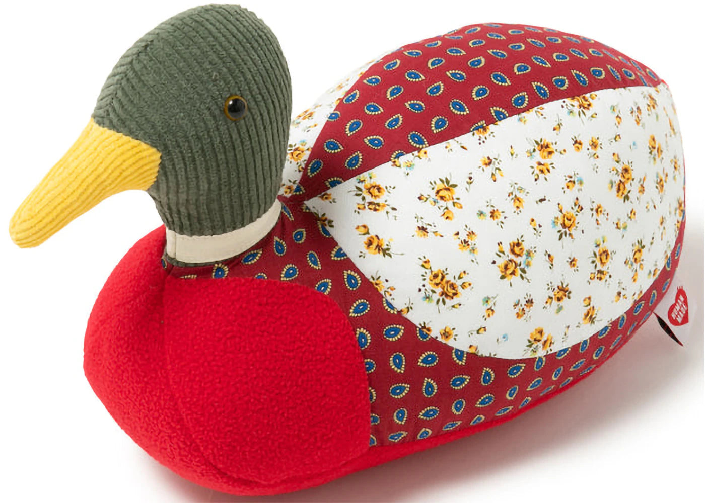 Human Made Patchwork Duck Doll Plush Red