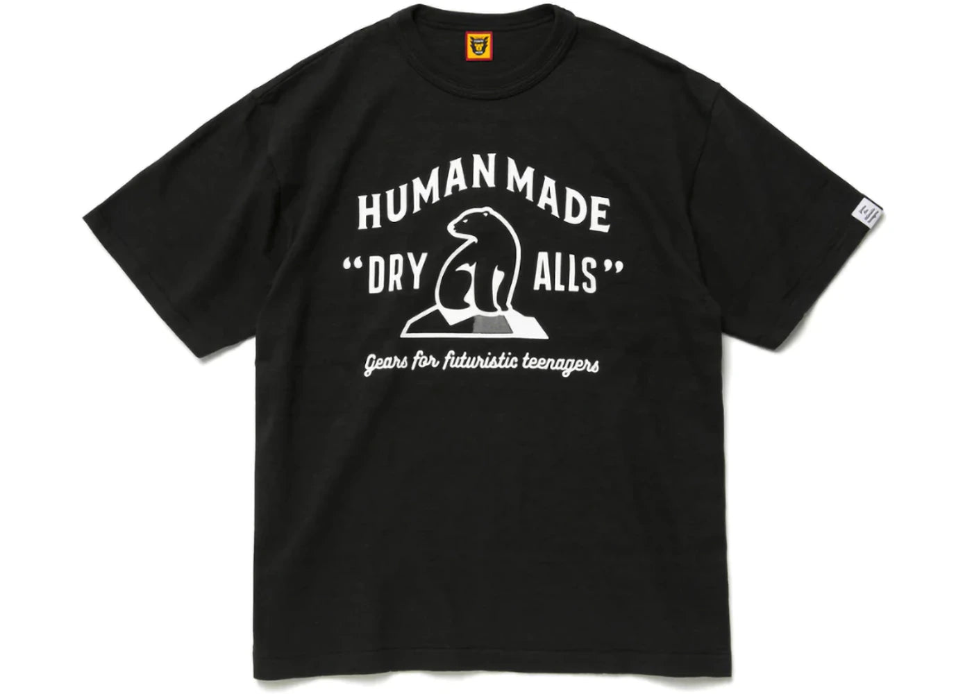 Human Made Polar Bear Dry Alls T-Shirt Black