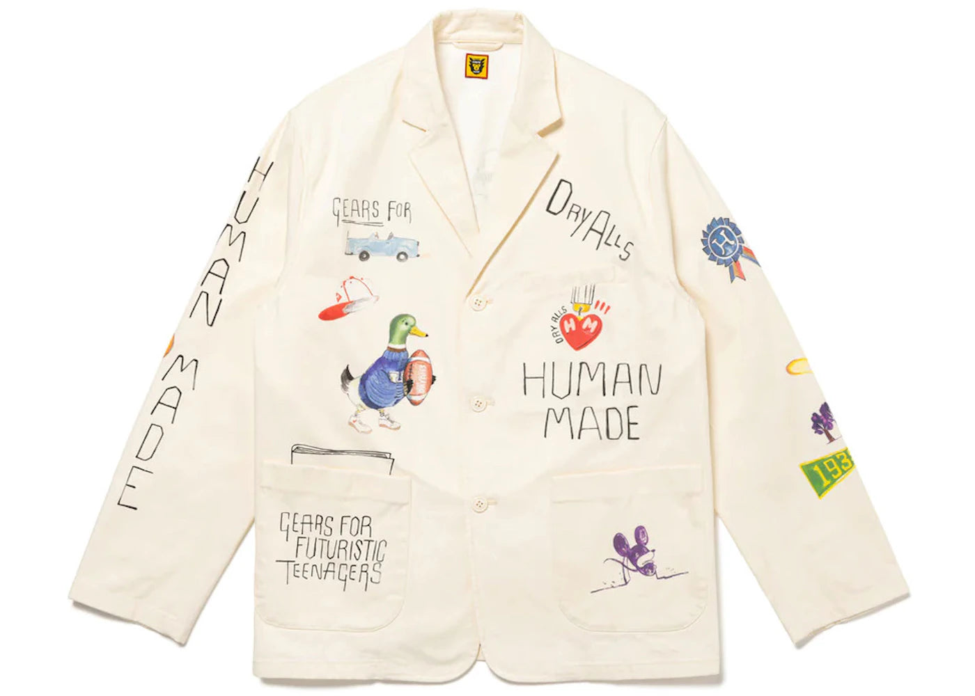 Human Made Printed Jacket White