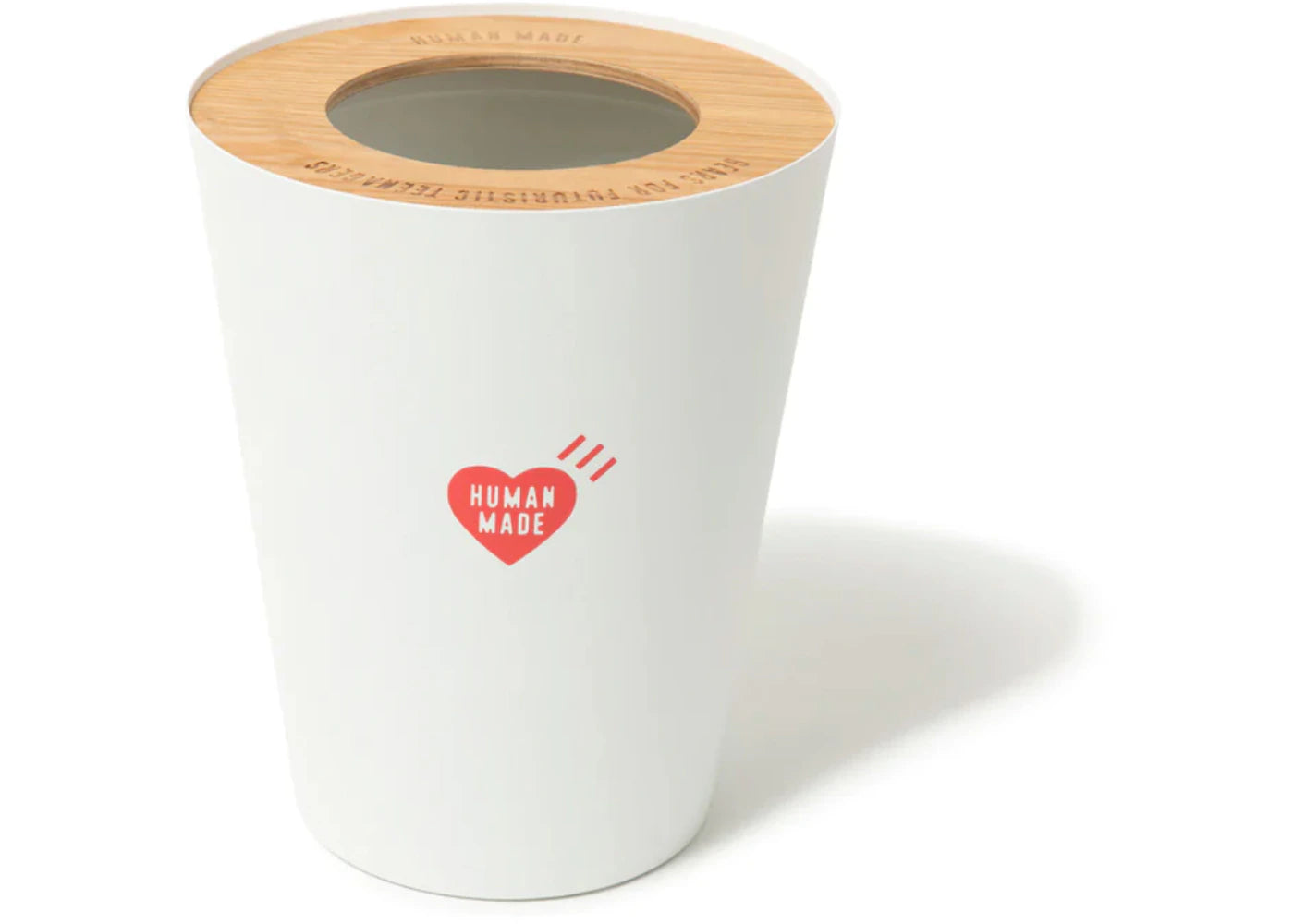 Human Made Round Trash Can White