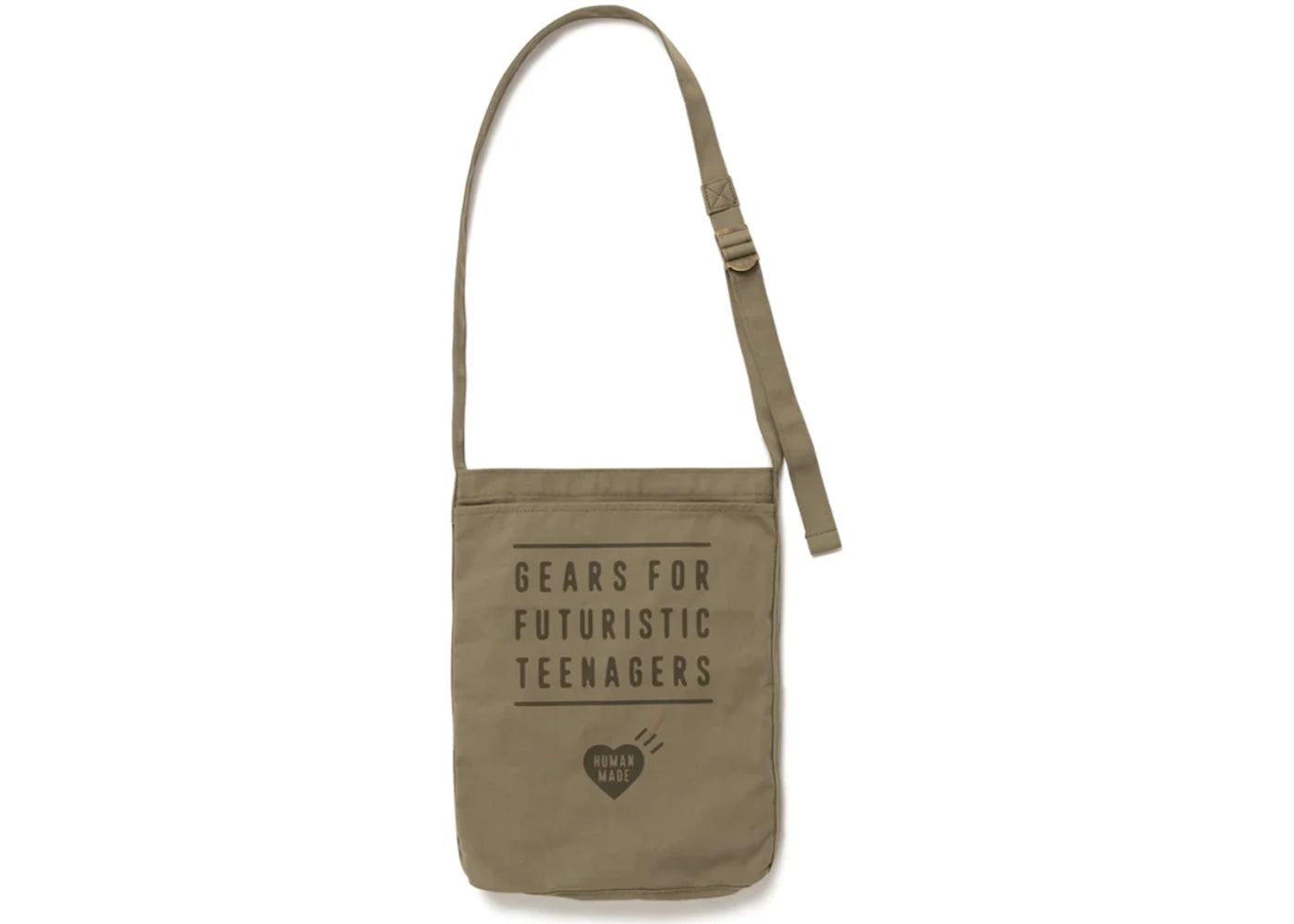 Human Made Shoulder Bag Olive Drab