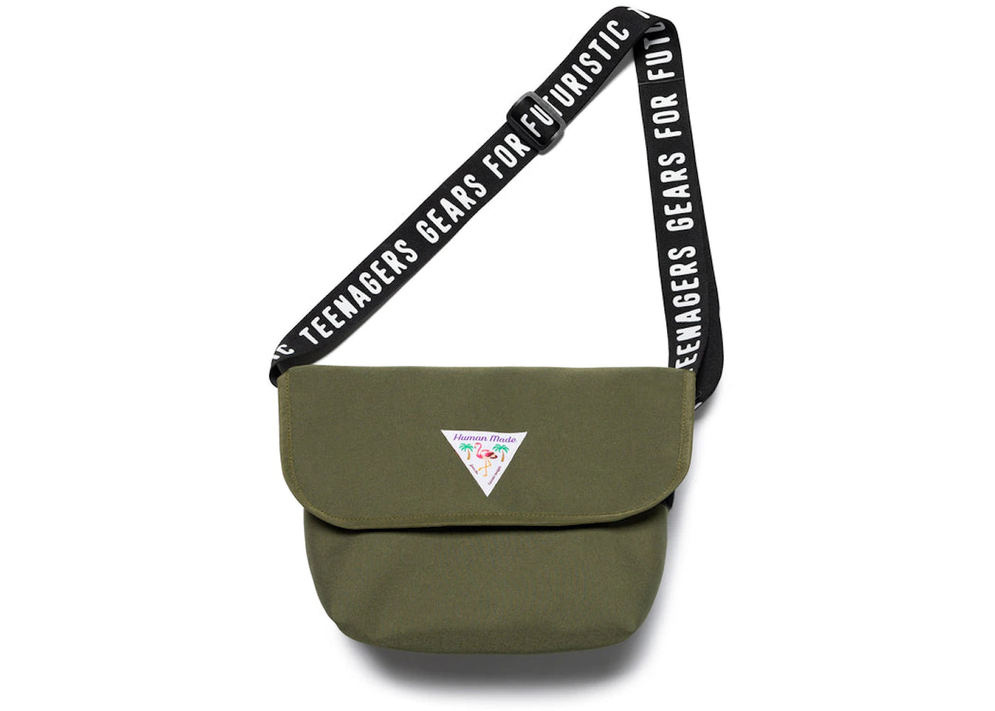 Human Made Small Messenger Bag Olive Drab