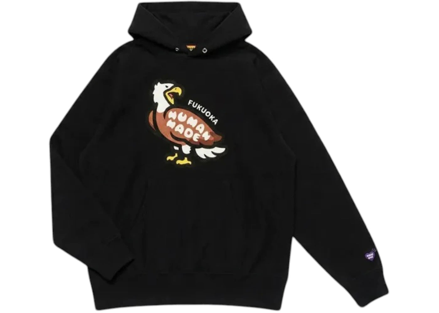 Human Made Stores Exclusive Animal Fukuoka Hoodie Black