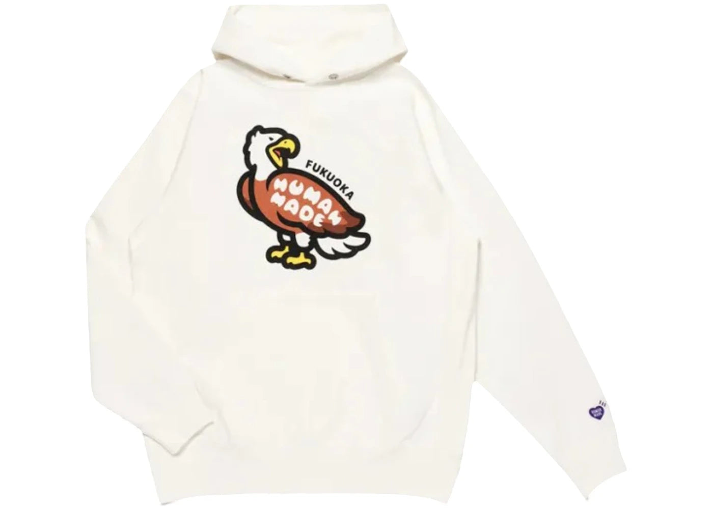 Human Made Stores Exclusive Animal Fukuoka Hoodie White