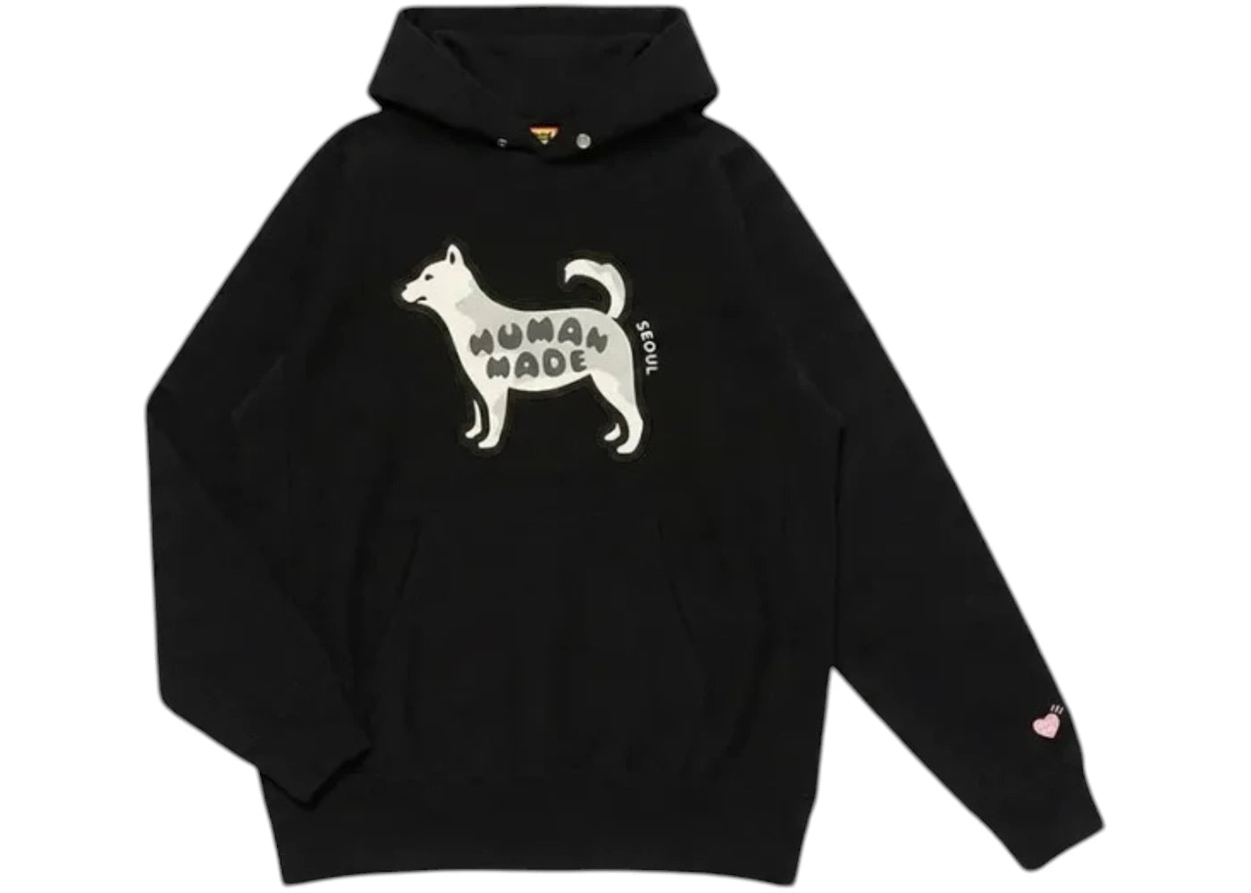 Human Made Stores Exclusive Animal Offline Store Seoul Hoodie Black