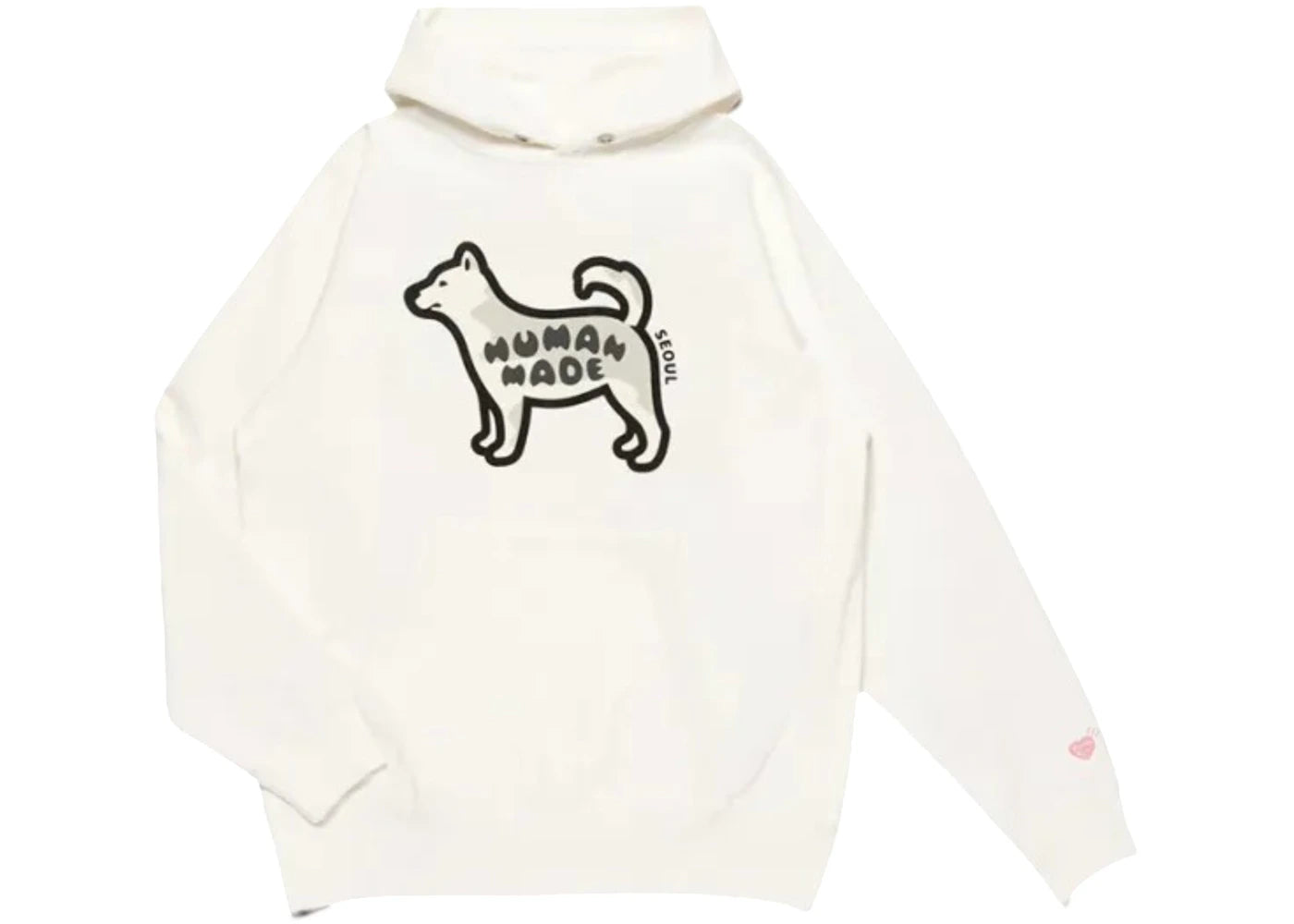 Human Made Stores Exclusive Animal Offline Store Seoul Hoodie White
