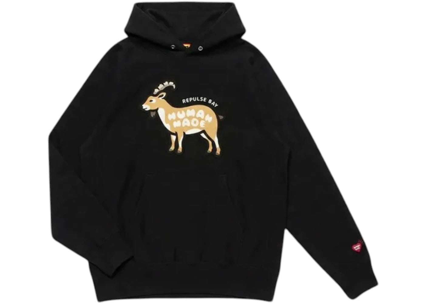 Human Made Stores Exclusive Animal Repulse Bay Hoodie Black