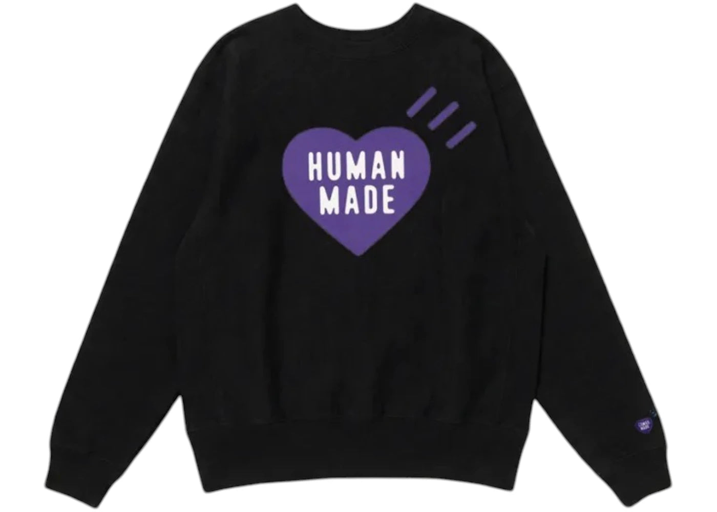 Human Made Stores Exclusive Heart Fukuoka Sweatshirt Black