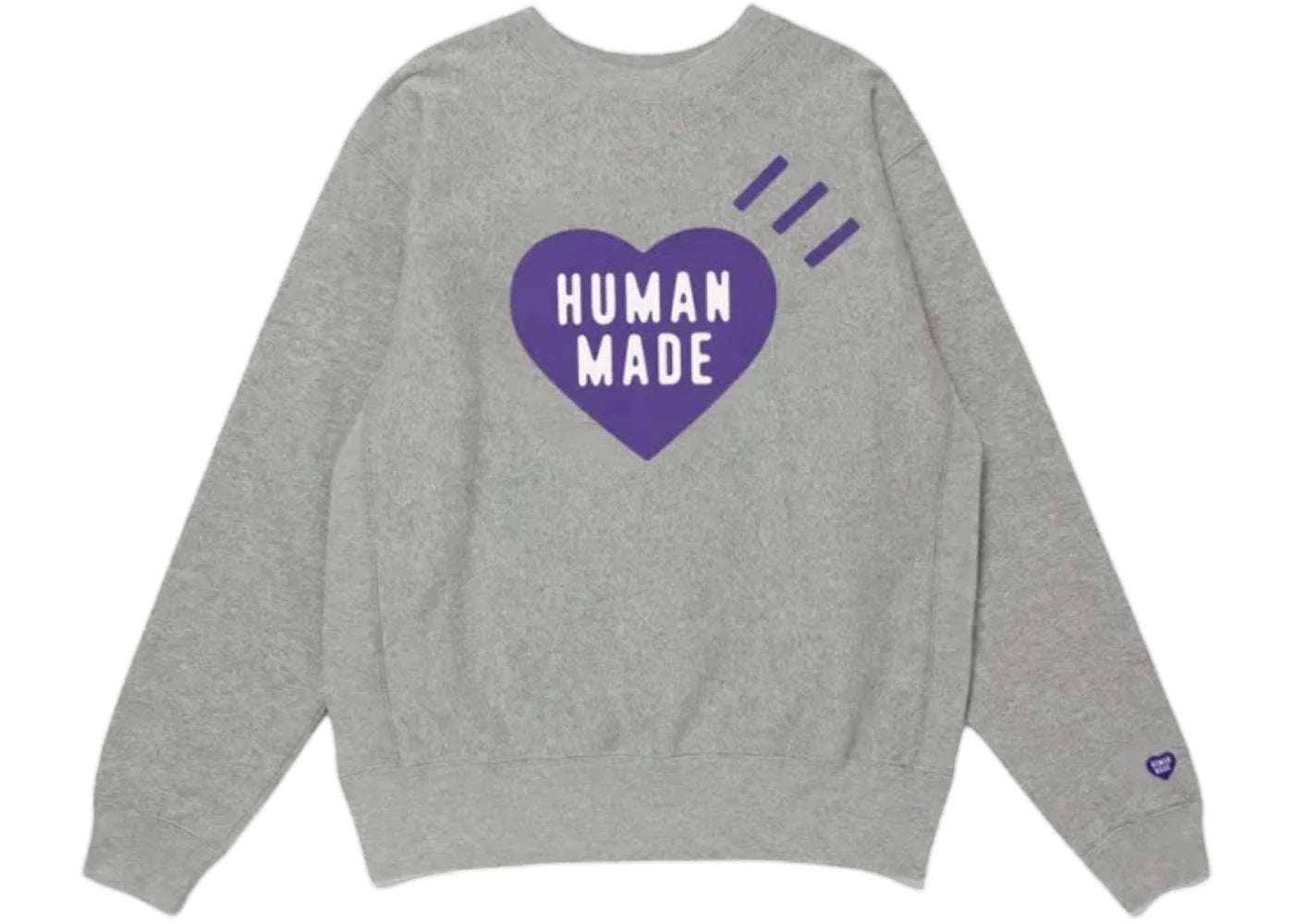 Human Made Stores Exclusive Heart Fukuoka Sweatshirt Gray