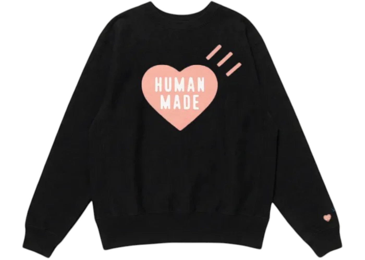Human Made Stores Exclusive Heart Offline Store Seoul Sweatshirt Black