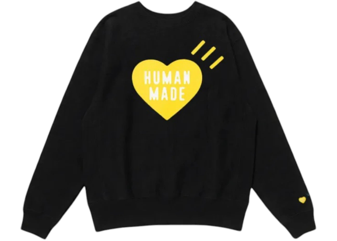 Human Made Stores Exclusive Heart Shinsaibashi Parco Sweatshirt Black