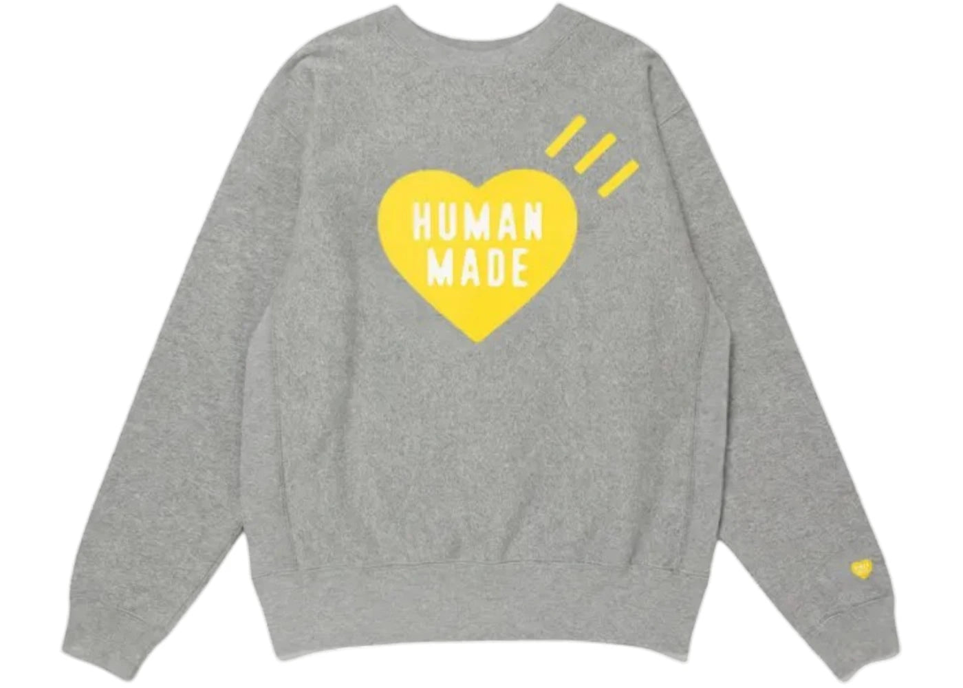 Human Made Stores Exclusive Heart Shinsaibashi Parco Sweatshirt Gray