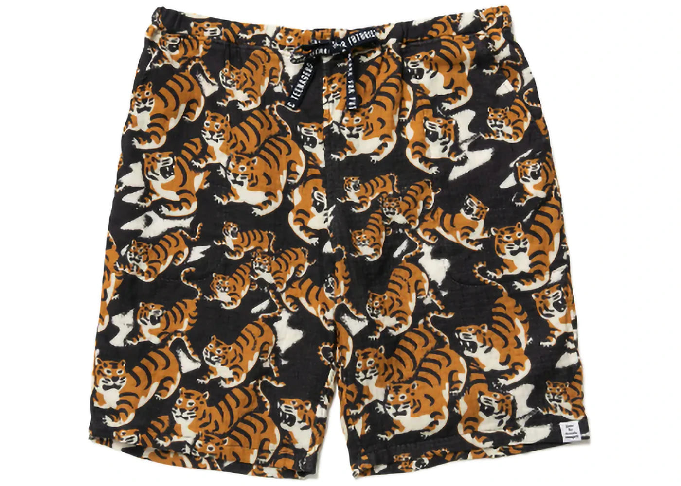 Human Made Tiger Gauze Shorts Yellow