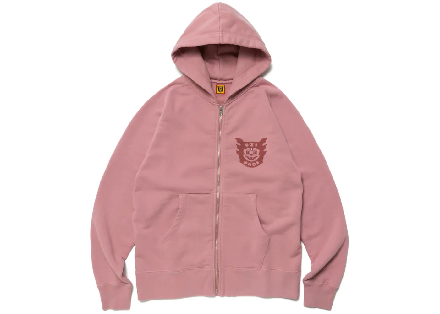Human Made Uzi Made Zip Hoodie Pink