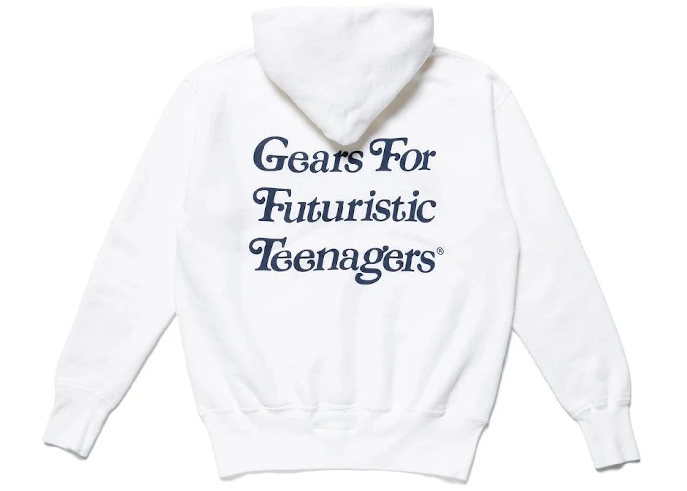 Human Made x Girls Don't Cry Gears For Futuristic Teenagers Hooded Sweatshirt White