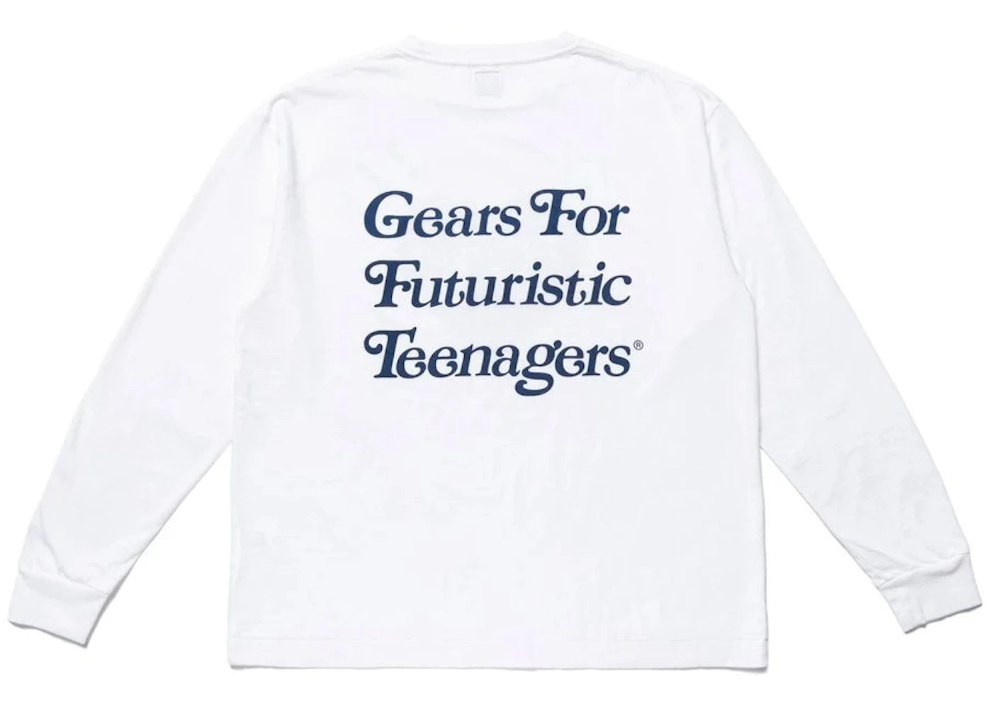 Human Made x Girls Don't Cry Gears For Futuristic Teenagers Longsleeve T-Shirt White