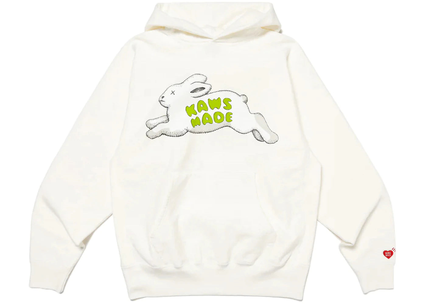 Human Made x KAWS Hoodie White